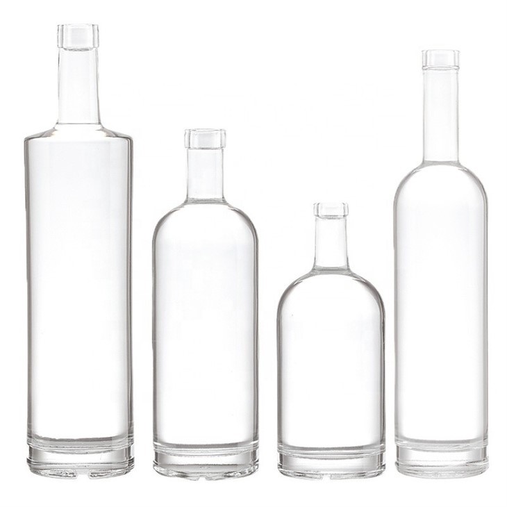 1000ml Vodka Glass Bottle With Cork