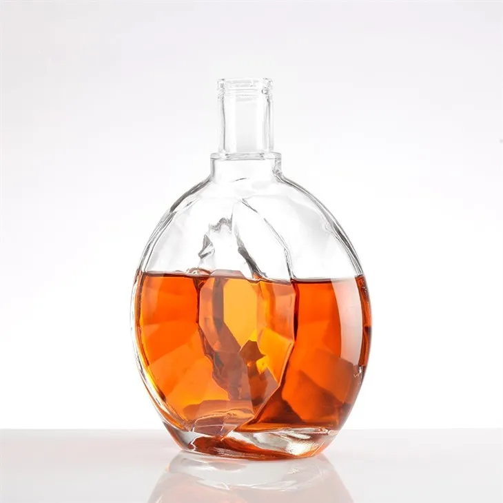 Extra White Flint Glass XO Liquor Bottles