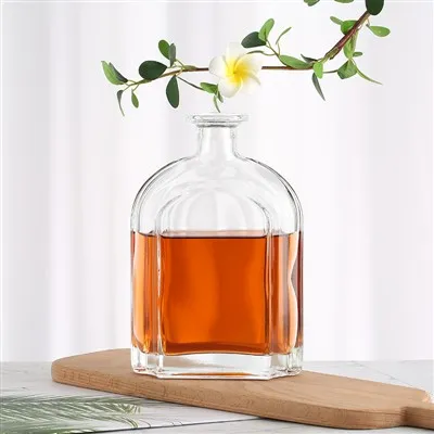 Стеклянная бутылка, горячая распродажа для виски, бренди, водки